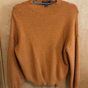 Mock Neck Burnt Orange Sweater